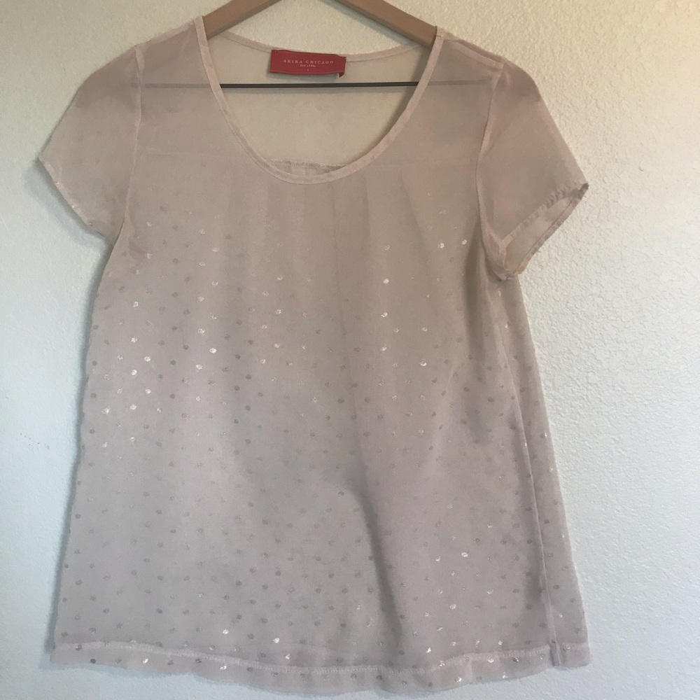 Polka dot blouse